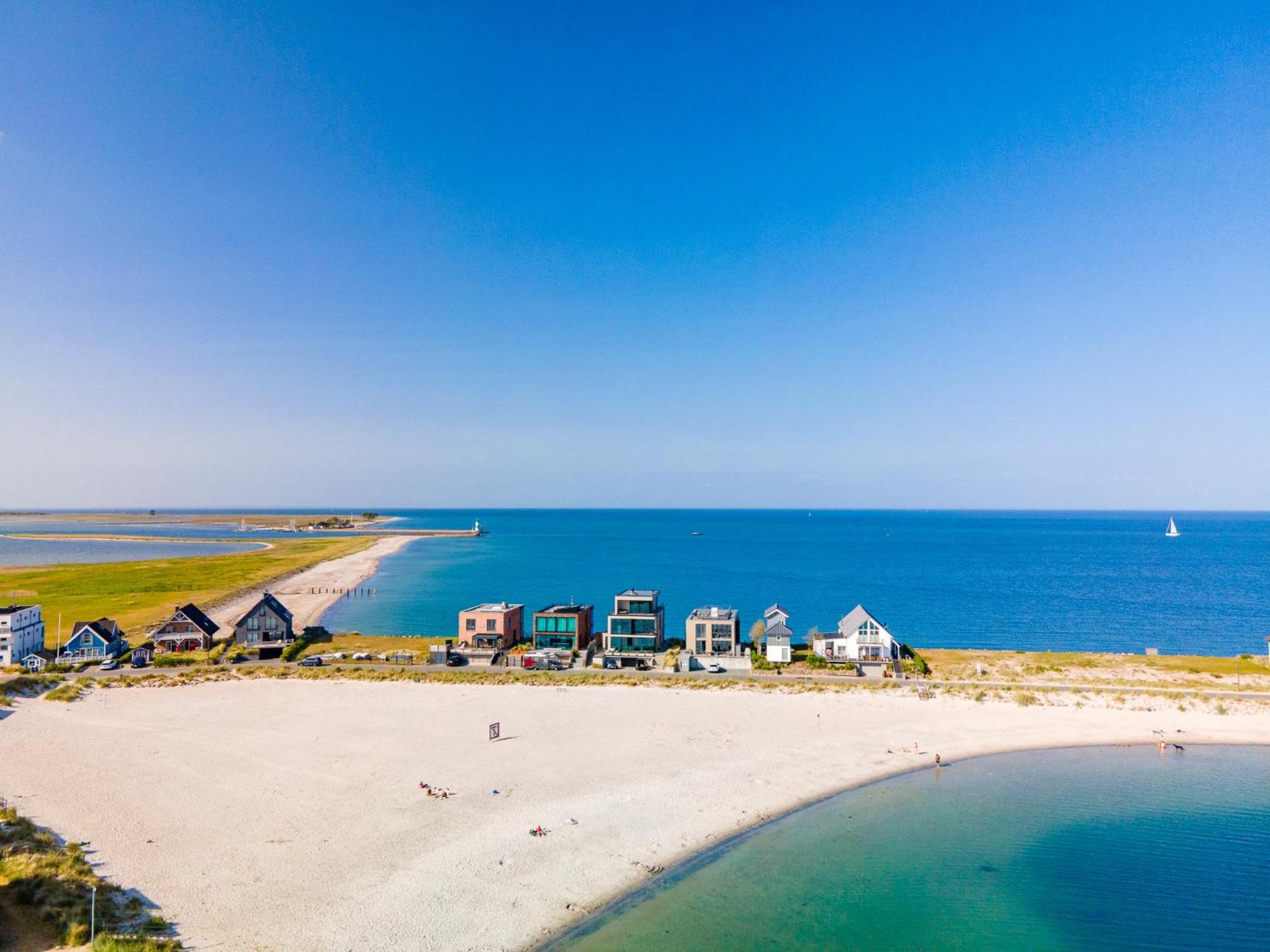 Brise- Direkt Am Wasser, Hafenblick, Fahrstuhl, Sauna, Ueberdachter Balkon 奥尔本尼兹 外观 照片