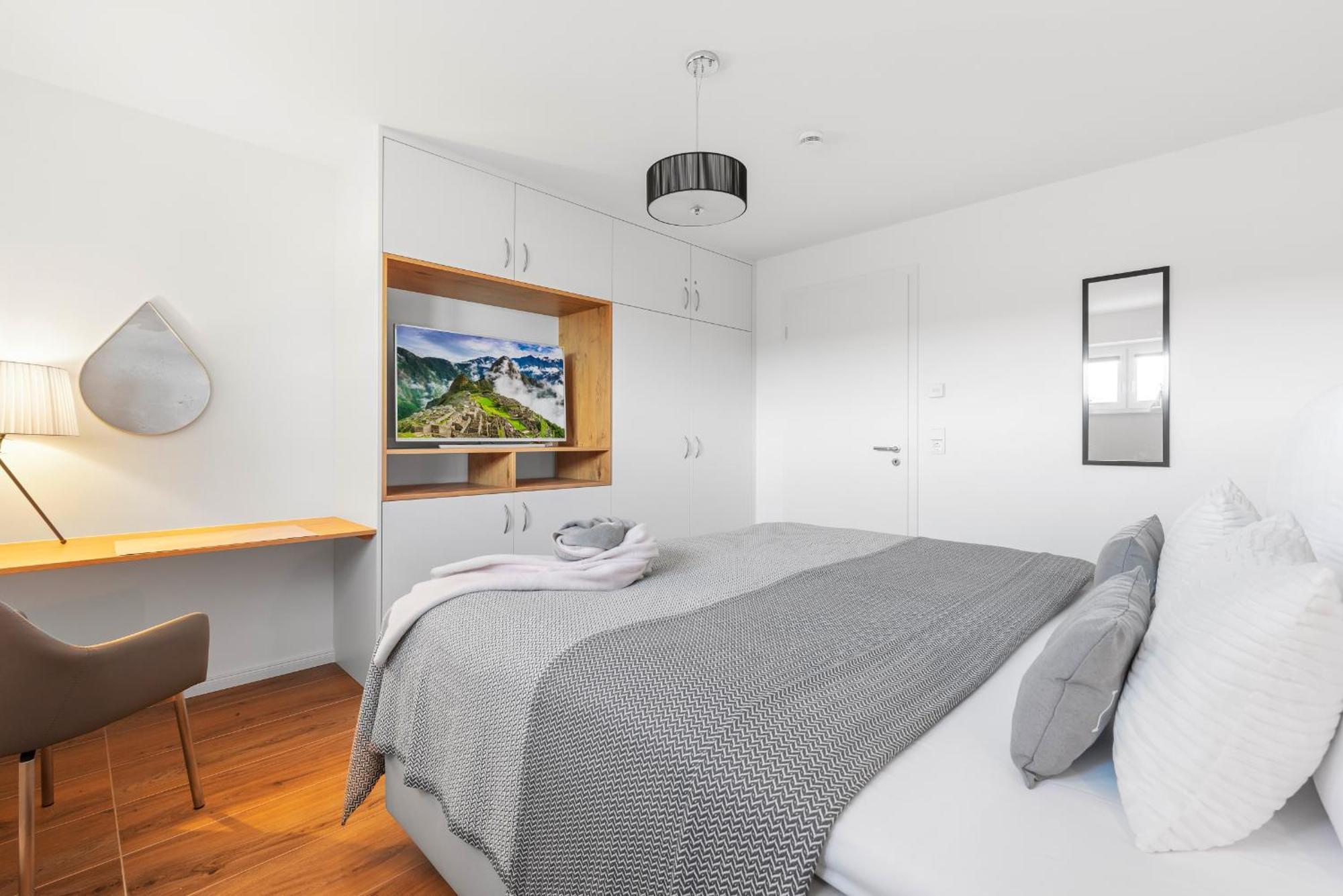 Brise- Direkt Am Wasser, Hafenblick, Fahrstuhl, Sauna, Ueberdachter Balkon 奥尔本尼兹 外观 照片